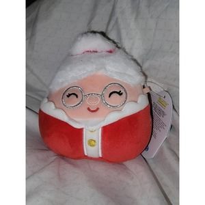 BNWT Holiday Squishmallows Nicolette Mrs. Claus 4.5 inch Plush Christmas Decor
